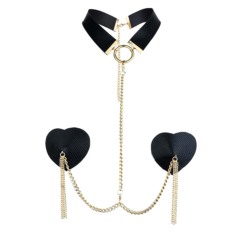 Nipple Cover Pasties - Sexy Metal Chain Linked Nipple Cover