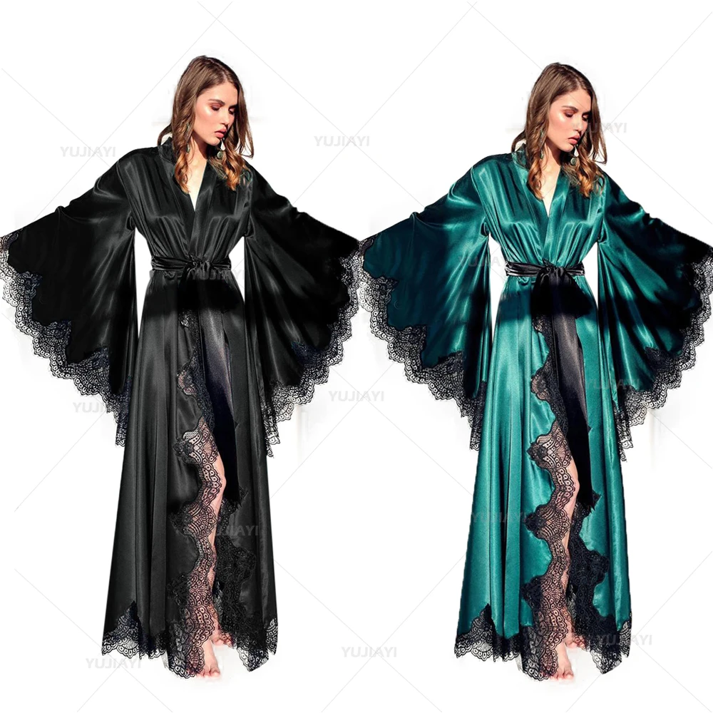 Robe Silk Women - Women Robes Sleepwear Kimono Pajamas Pure
