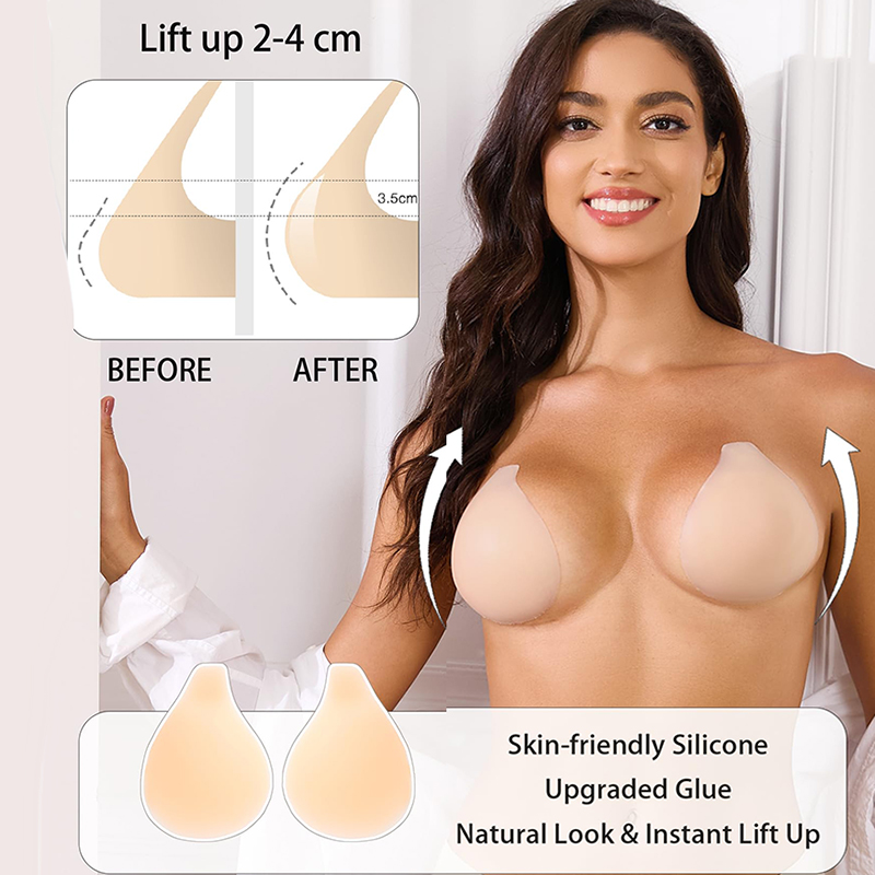 1/2 Pairs Women Sticky Bra Pus – обзор и цена Strapless Bra Backless