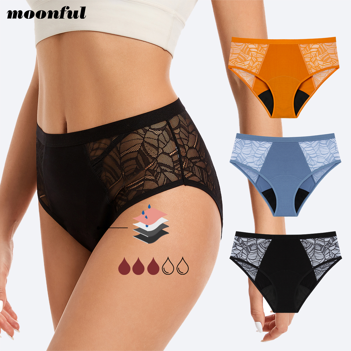 Moonful Women's Menstrual Pant – обзор и цена Period Panty Absorbent