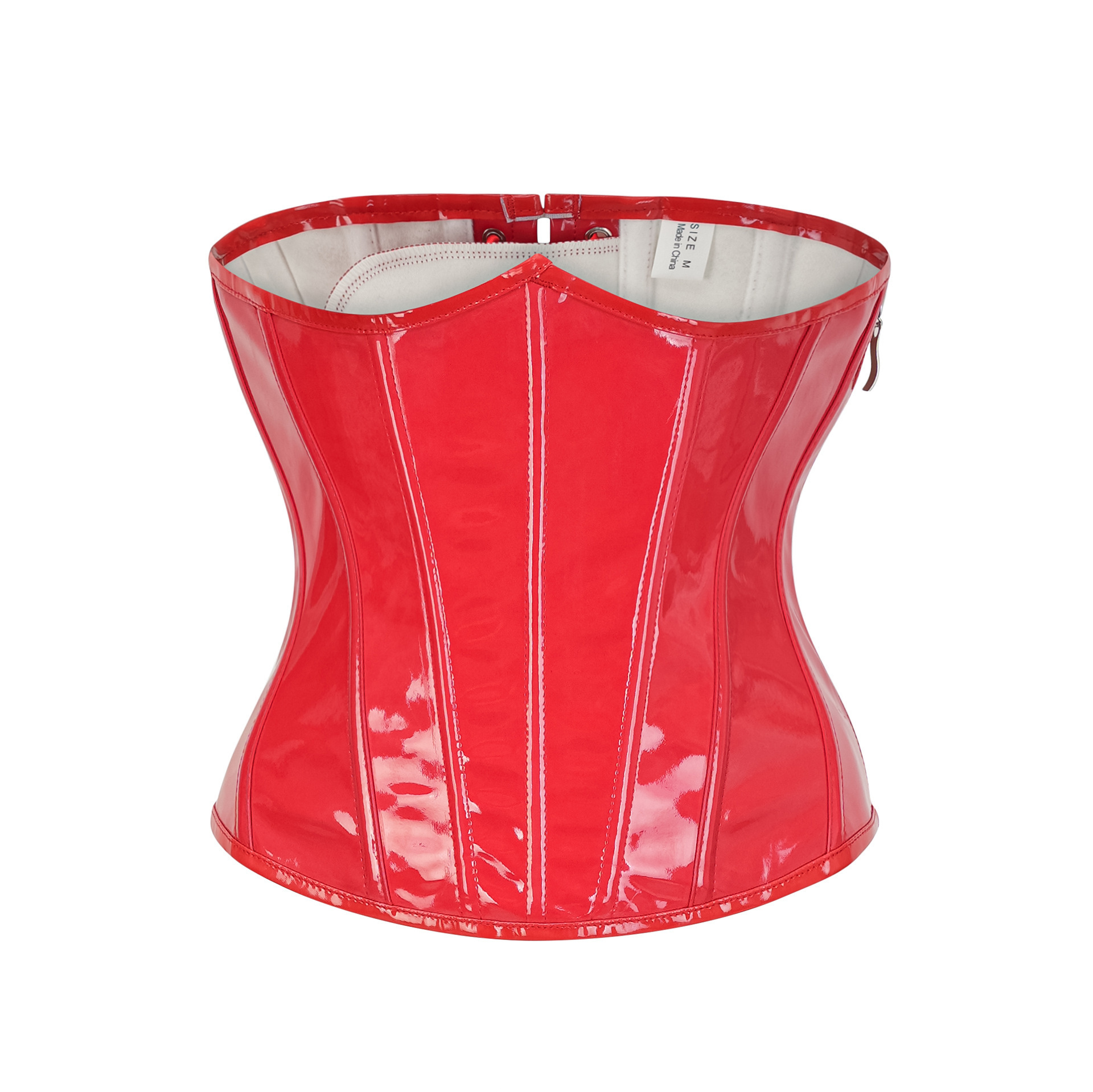 Steampunk Red PU Leather Side  – обзор и цена Corset Waist Cinch