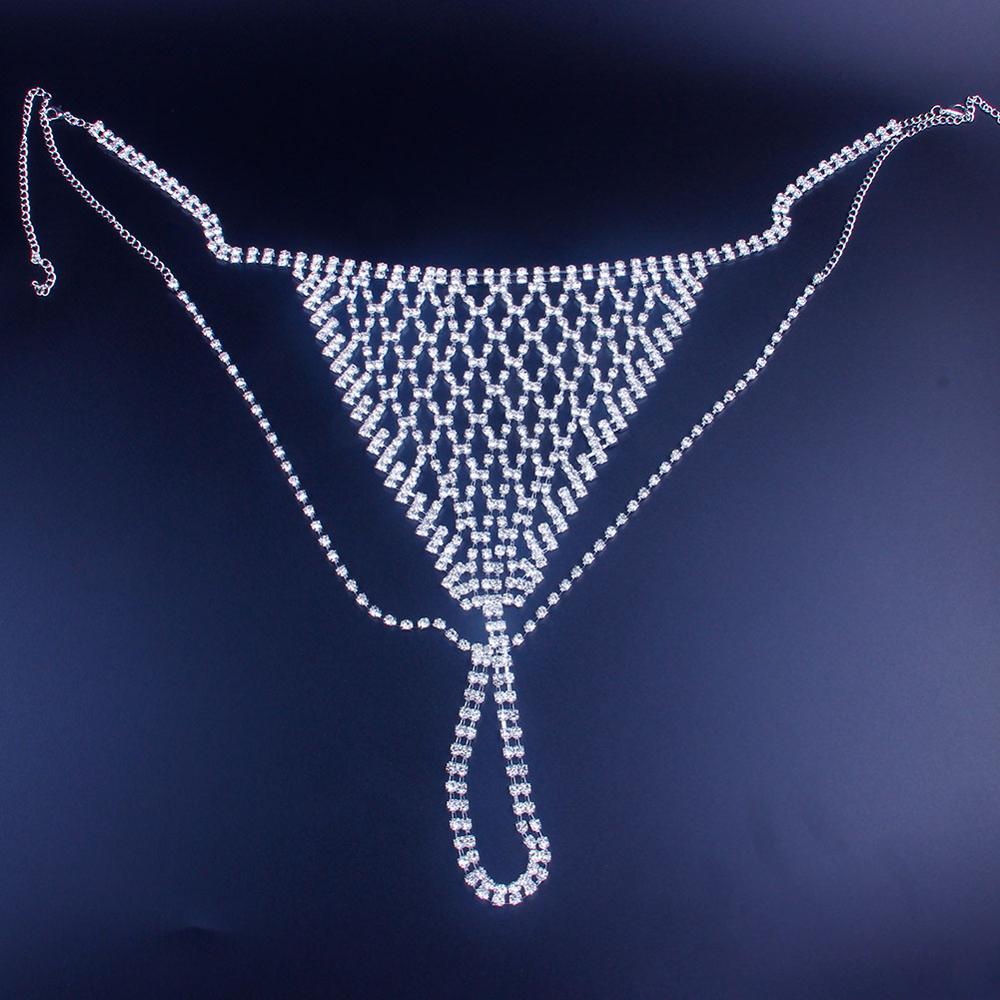 Stonefans Mesh Rhinestone Body – обзор и цена Thong Bikini Women