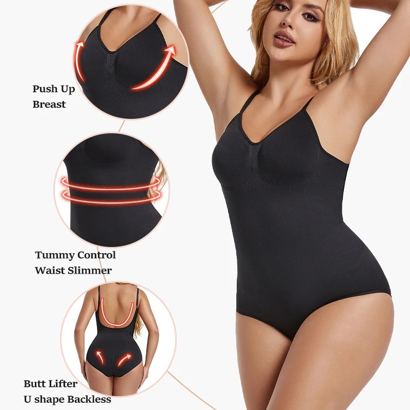 Womens Backless Bodysuits Seam – обзор и цена Shapewear Bodysuit Firm