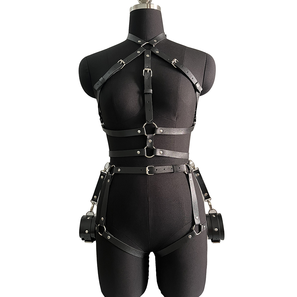 Harness for Women Pu Leather L – обзор и цена Garter Belt Set