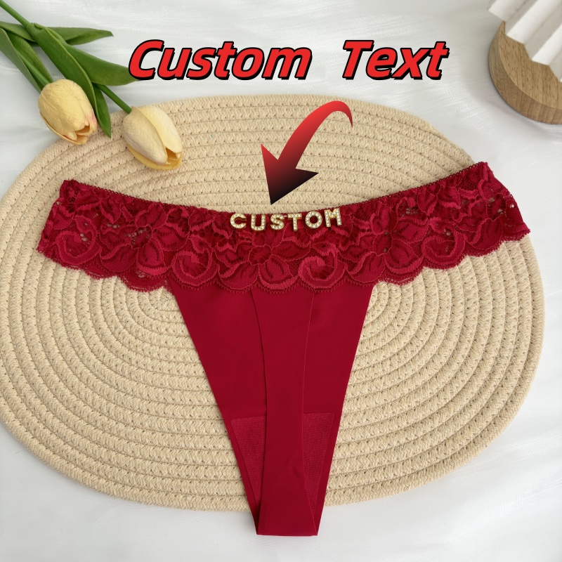 Personalized Custom Thong Name – обзор и цена Thong Bikini Women