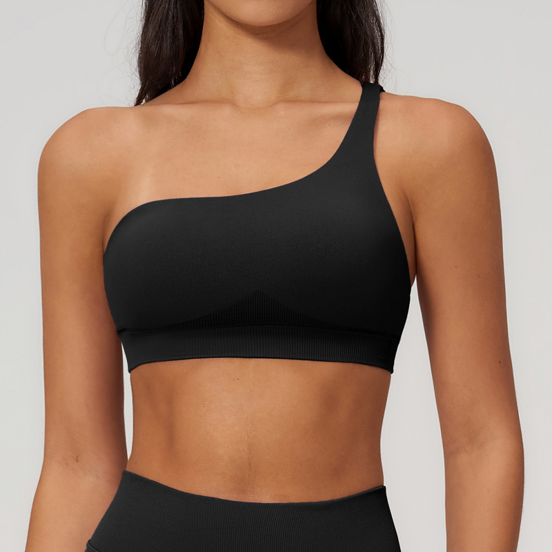 Spring Single-Shoulder Sporty  – обзор и цена Sports Bra High Impact