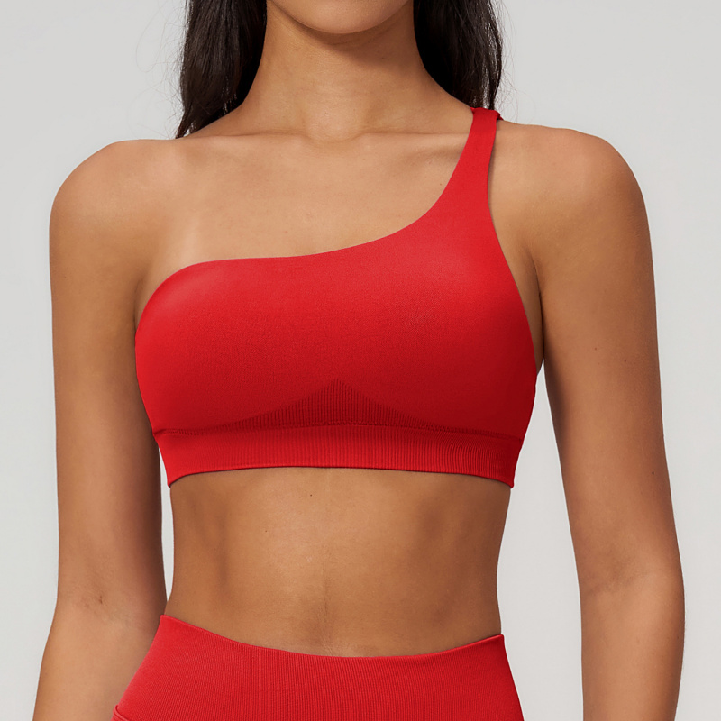 Spring Single-Shoulder Sporty  – обзор и цена Sports Bra High Impact