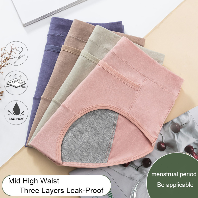 Cotton Menstrual Panties Leak  – обзор и цена Seamless Underwear Women