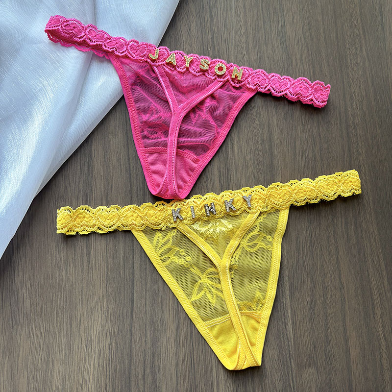 Custom Thong Panties Name Crys – обзор и цена Thong Bikini Women