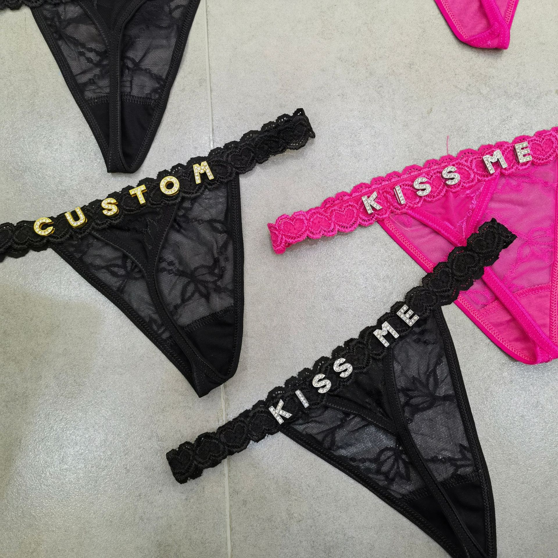 Customize Thongs Crystal Name  – обзор и цена Thong Bikini Women