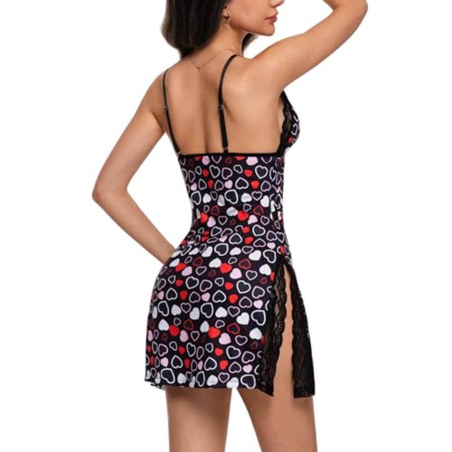 Night Gowns for Women V Neck L – обзор и цена Babydoll Chemise Night