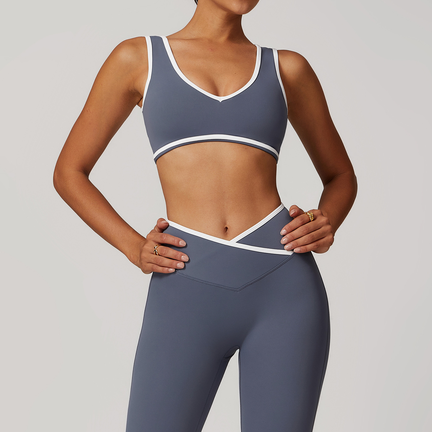 V-Neck Sports Bra Women Top Pu – обзор и цена Push Up Bra Padded