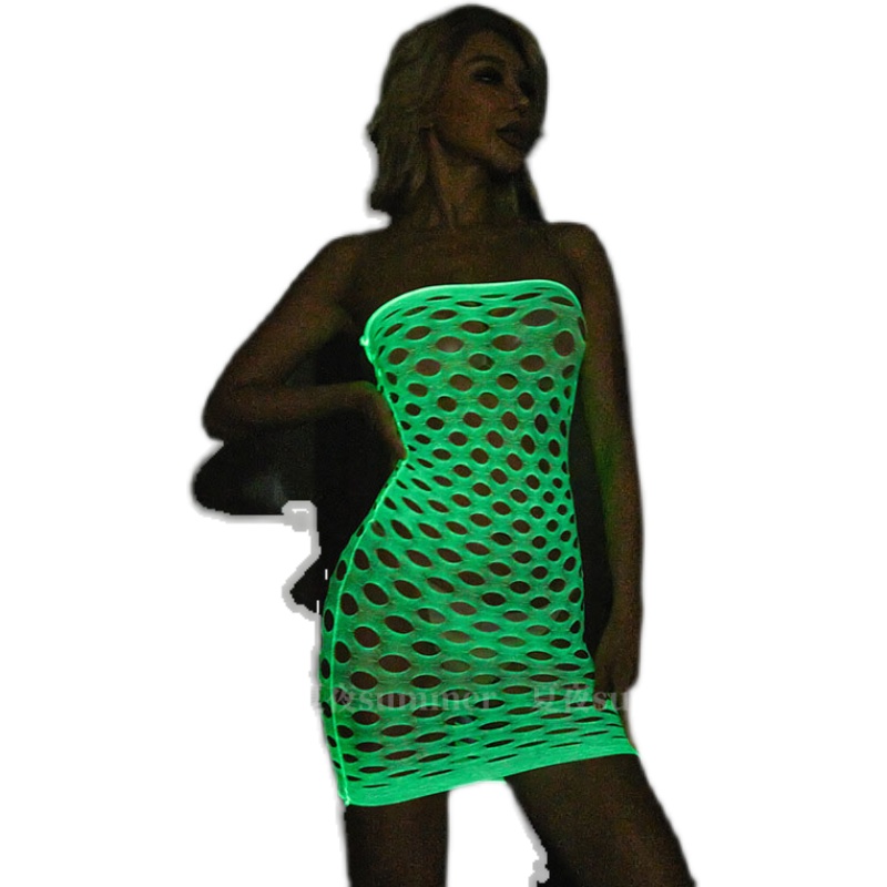 Luminous Glow in The Dark Fish – обзор и цена Bodystocking Fishnet