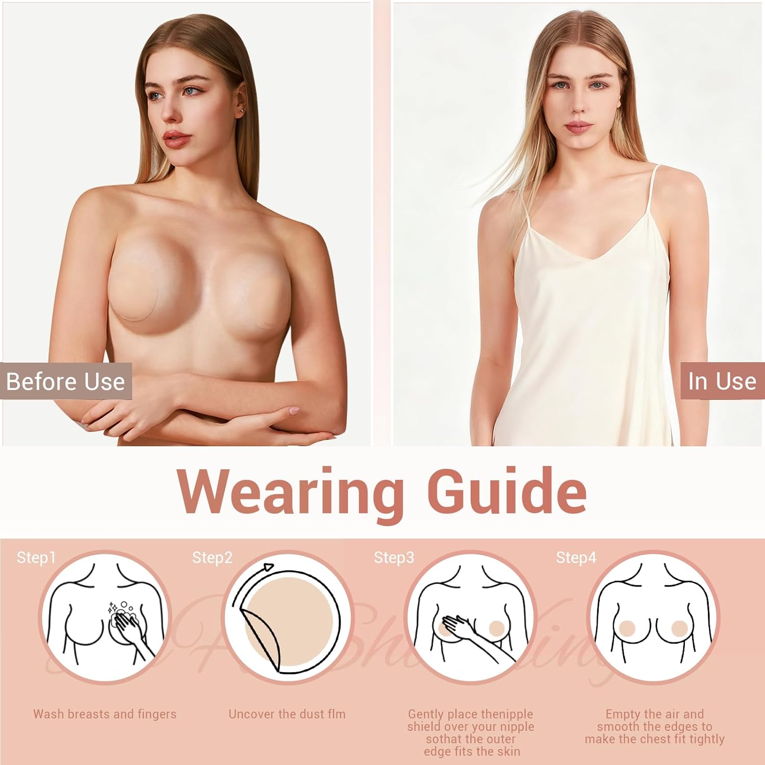 Nipple Covers 1 Pair Reusable  – обзор и цена Nipple Cover Pasties