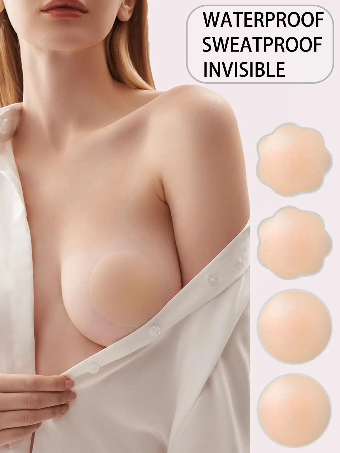12 Reusable Seamless Silicone  – обзор и цена Silicone Bra Adhesive