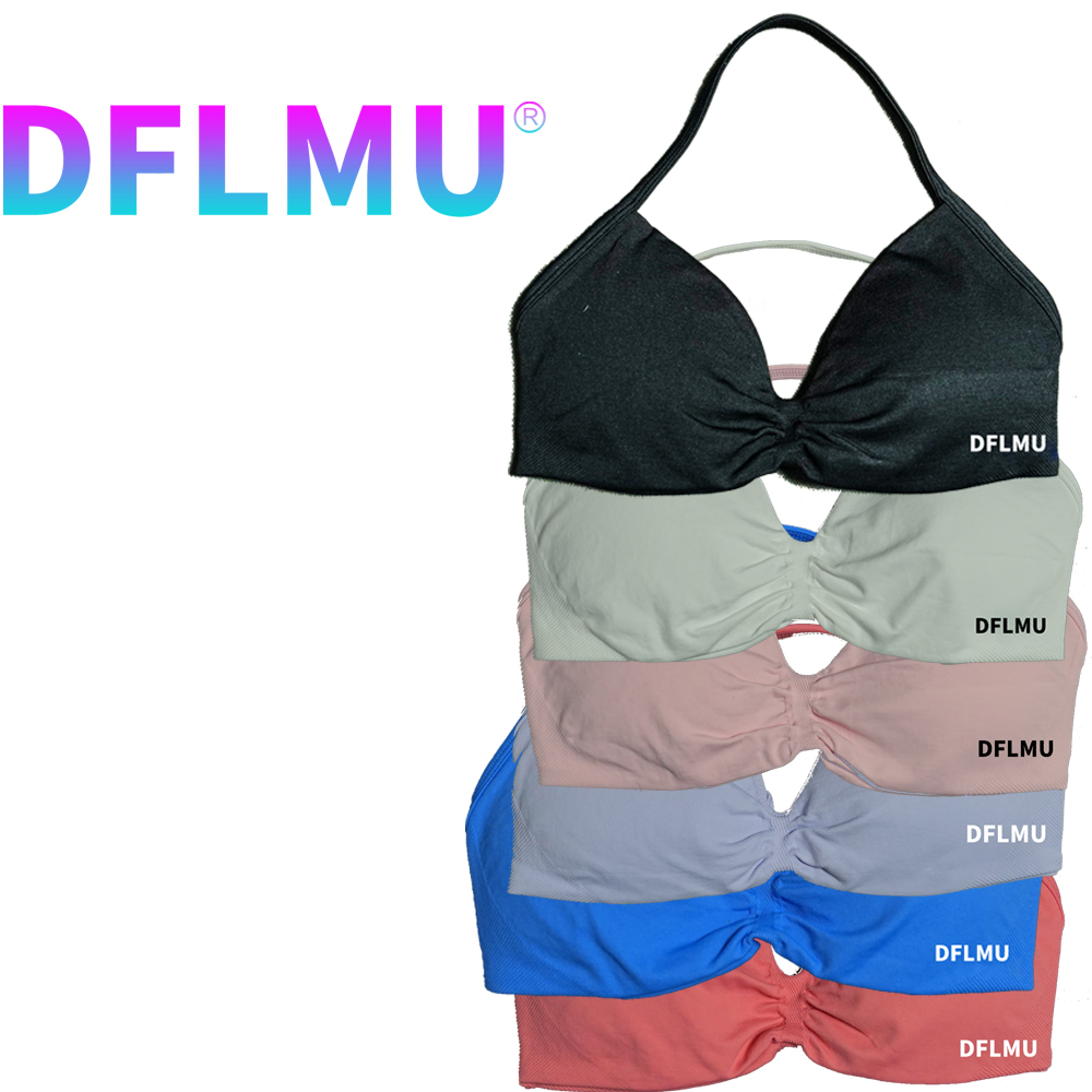 DFLMU Women Halter Sports Bra  – обзор и цена Push Up Bra Padded