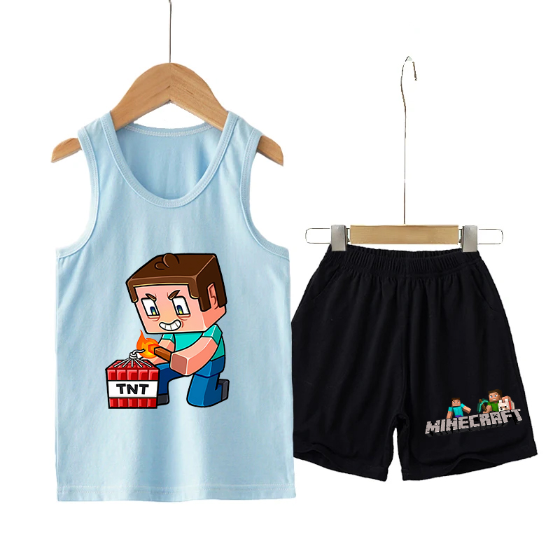 Minecrafted Children Vest+shor – обзор и цена Boyshort Underwear