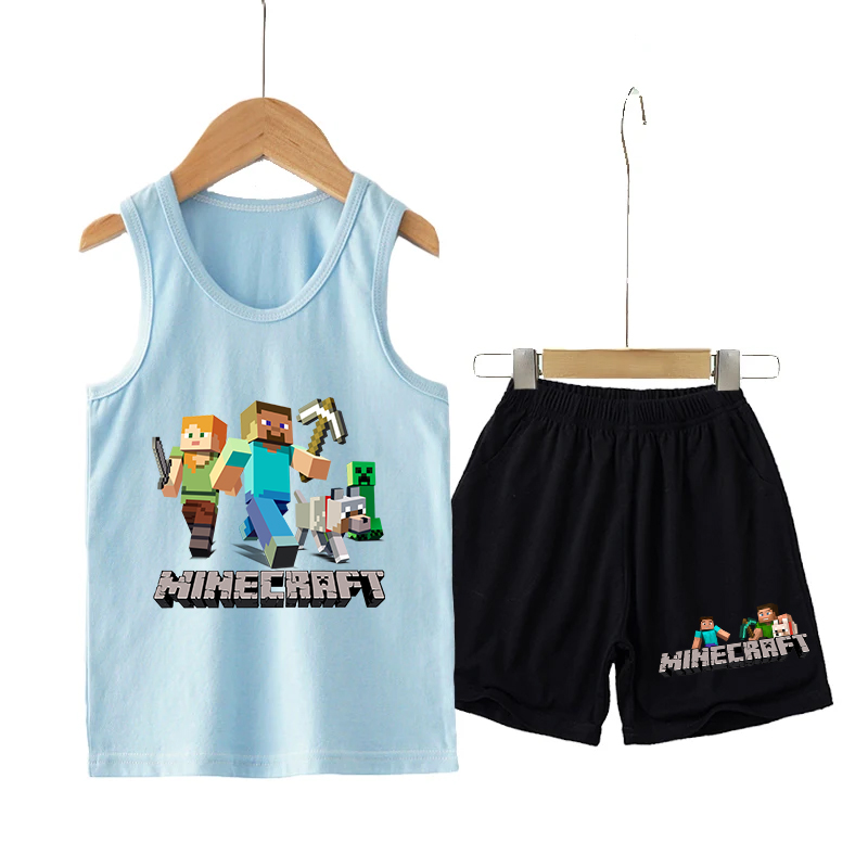 Minecrafted Children Vest+shor – обзор и цена Boyshort Underwear