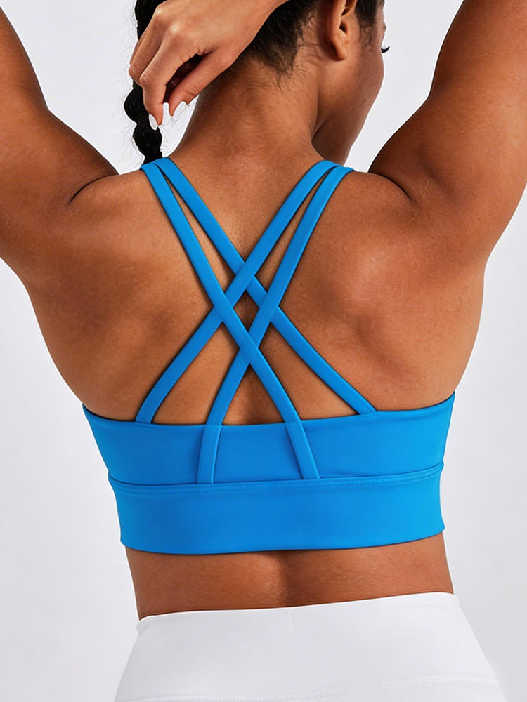 New Women's Solid Color High I – обзор и цена Sports Bra High Impact