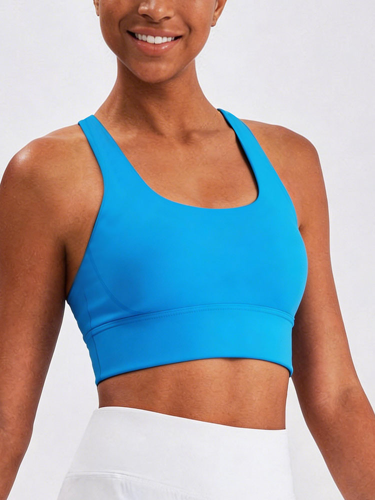 New Women's Solid Color High I – обзор и цена Sports Bra High Impact