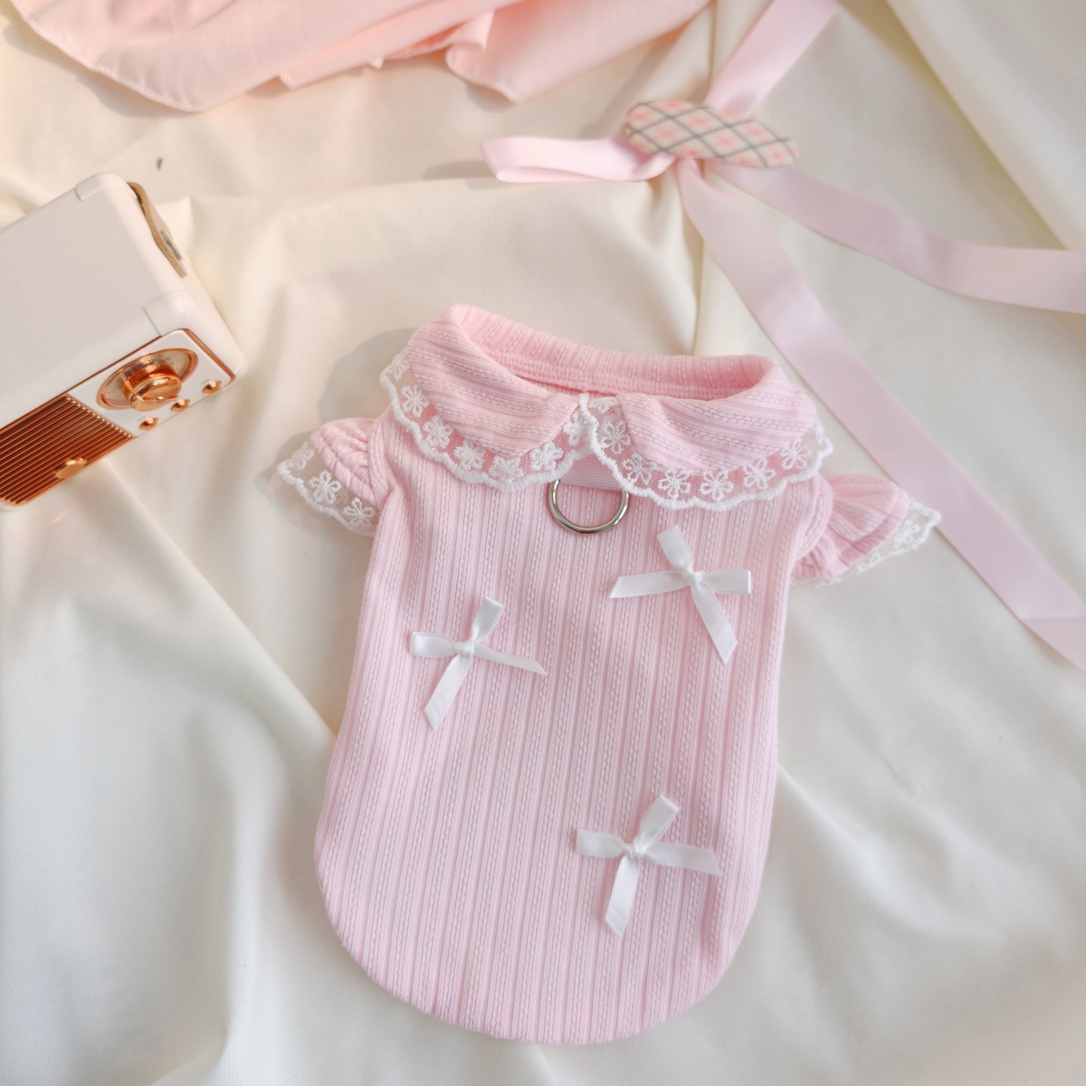 Pet Spring Lace Bow Vest Can P – обзор и цена Lace Teddy Lingerie