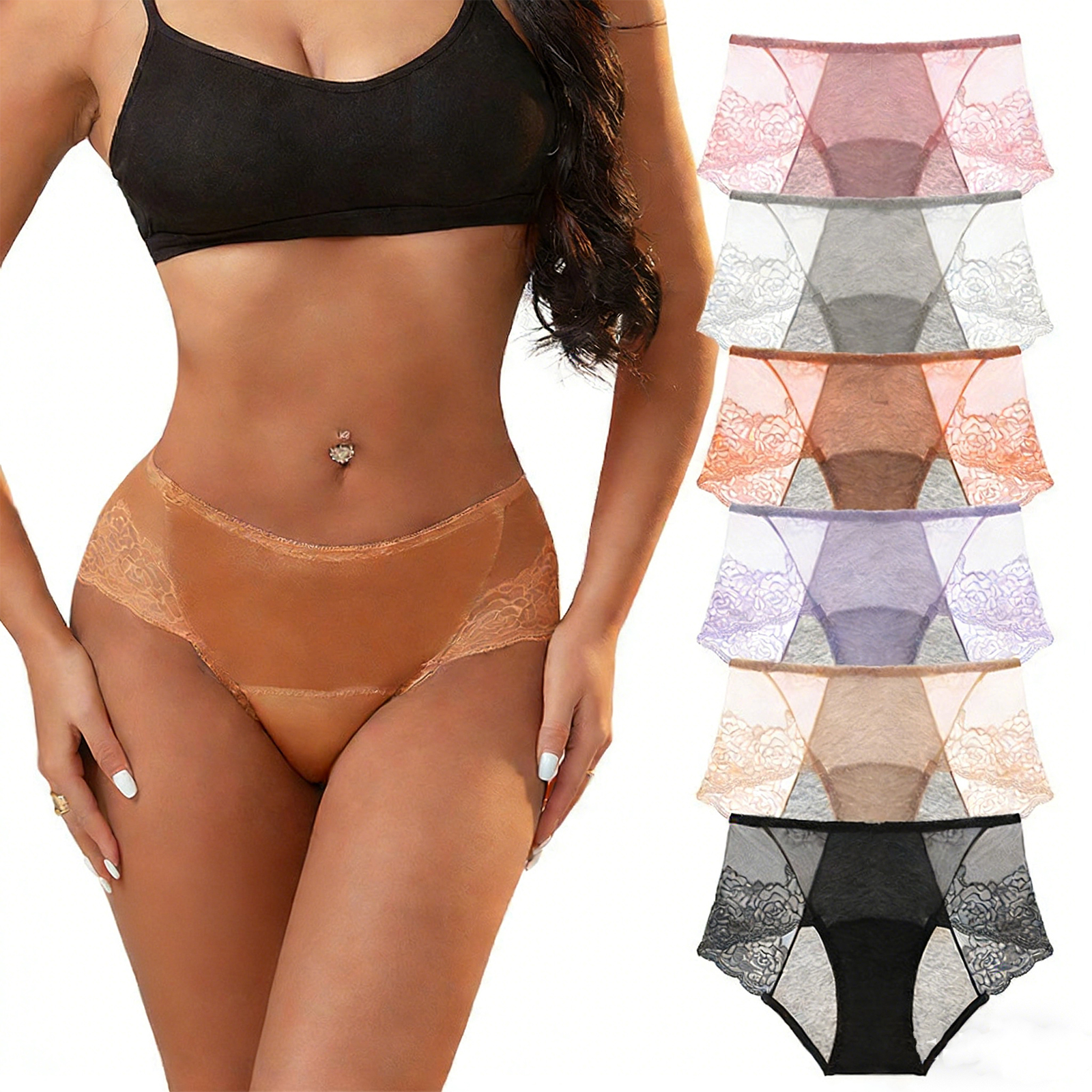 Breathable Lace Women's Period – обзор и цена Boyshort Underwear
