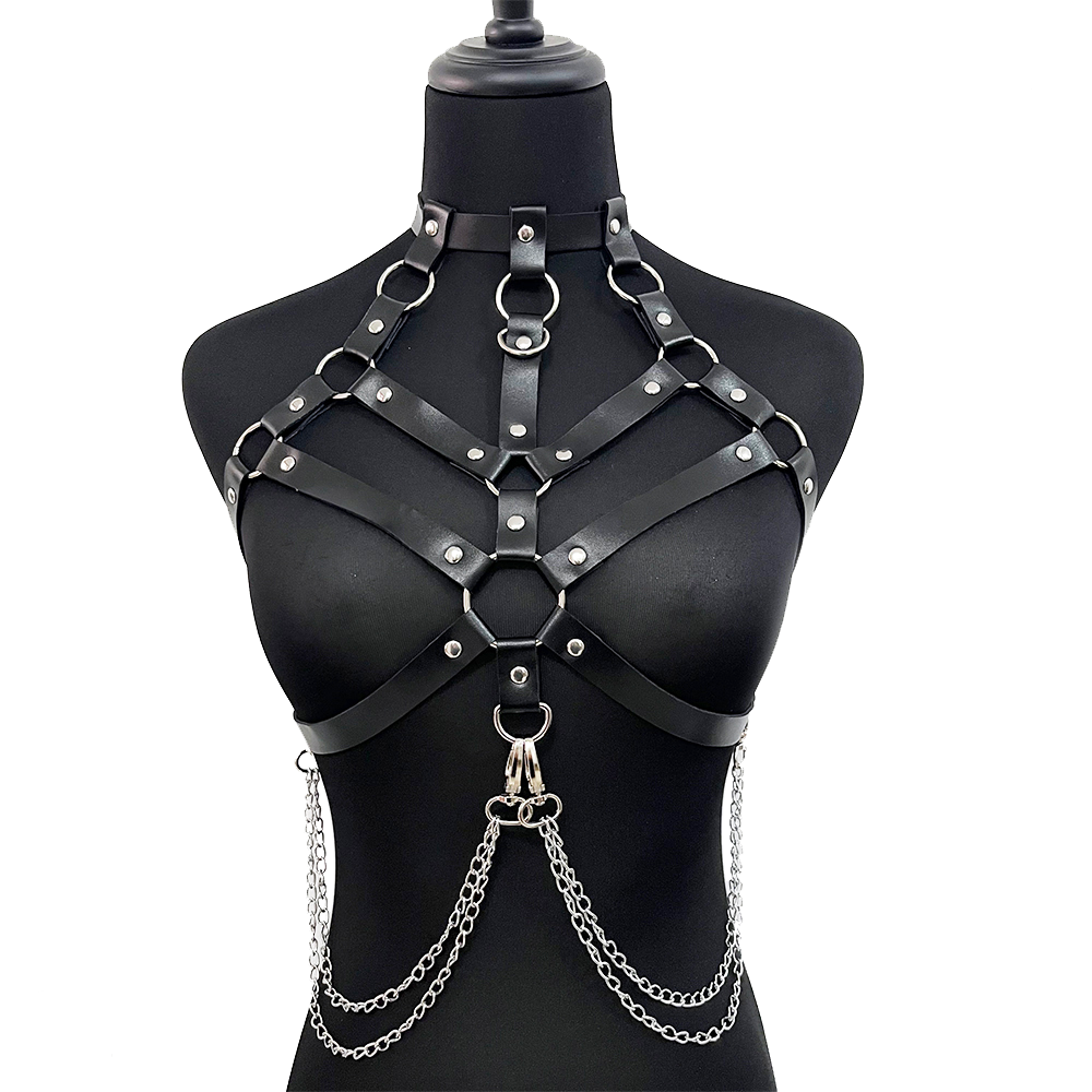 Chain with Leather Lingerie Wo – обзор и цена Garter Belt Set