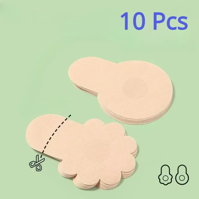 10pcs Women's Invisible Breast – обзор и цена Silicone Bra Adhesive