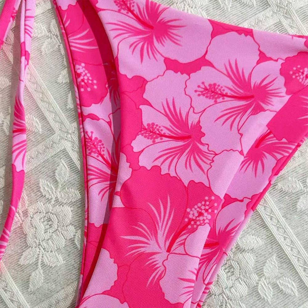 Women's Printed Vest Bikini+Th – обзор и цена Thong Bikini Women
