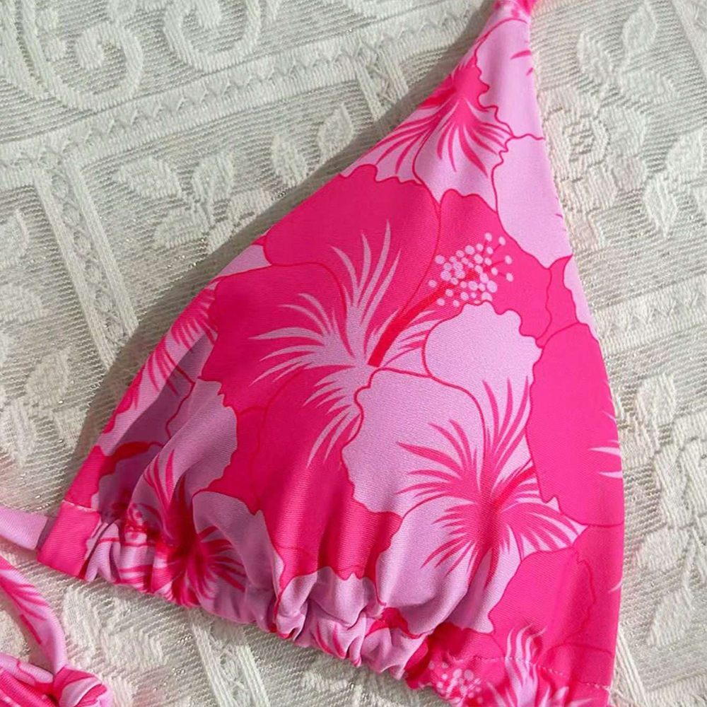 Women's Printed Vest Bikini+Th – обзор и цена Thong Bikini Women