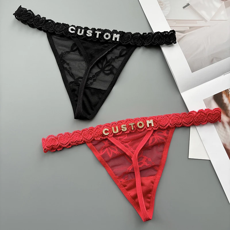 Personality Custom Thong Name  – обзор и цена Thong Bikini Women