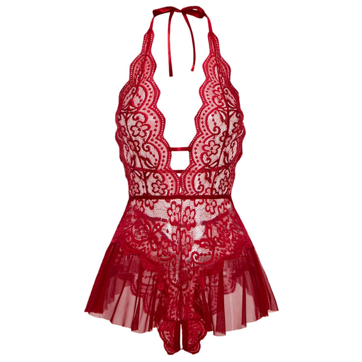 Erotic Crotchless Hot Lingerie – обзор и цена Lace Teddy Lingerie
