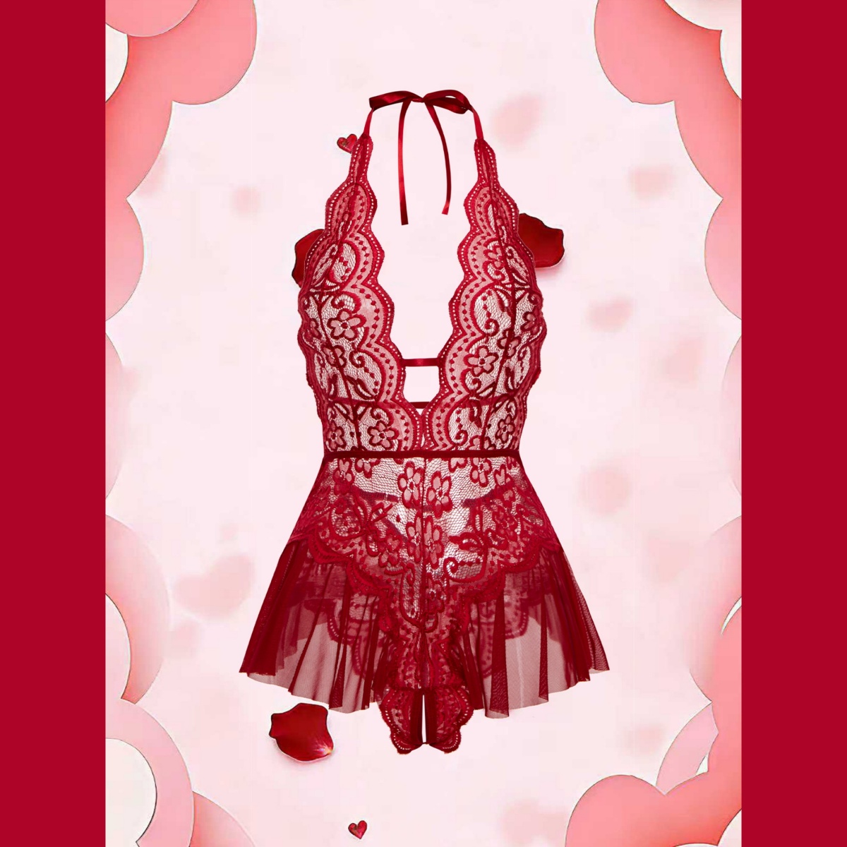 Erotic Crotchless Hot Lingerie – обзор и цена Lace Teddy Lingerie