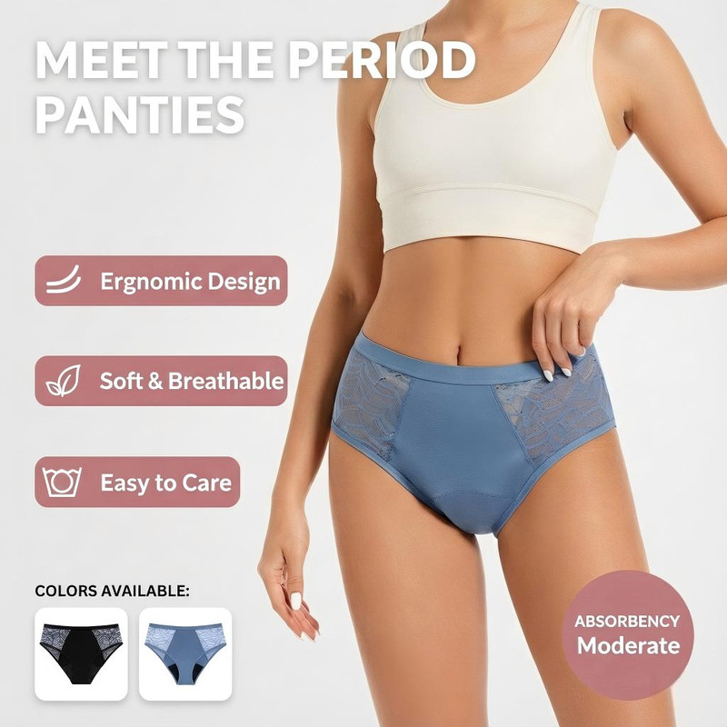 Absorbent Period Underwear Wom – обзор и цена Period Panty Absorbent