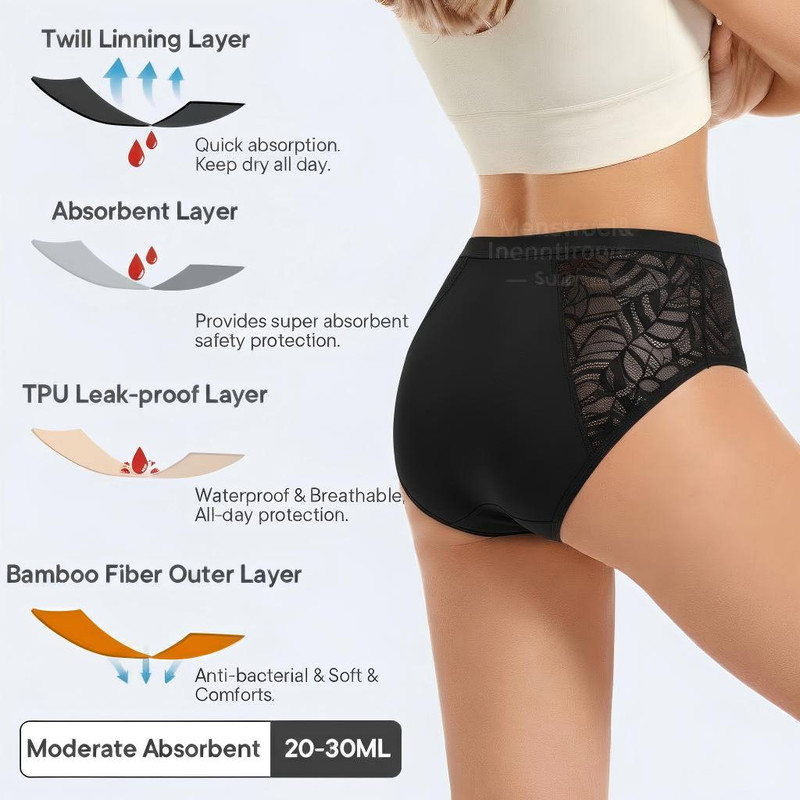 Absorbent Period Underwear Wom – обзор и цена Period Panty Absorbent