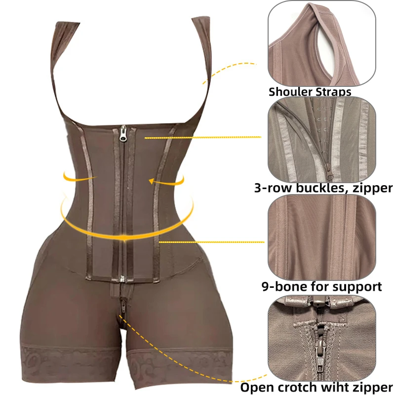 Body Shaper Women Colombian Fa – обзор и цена Shapewear Bodysuit Firm