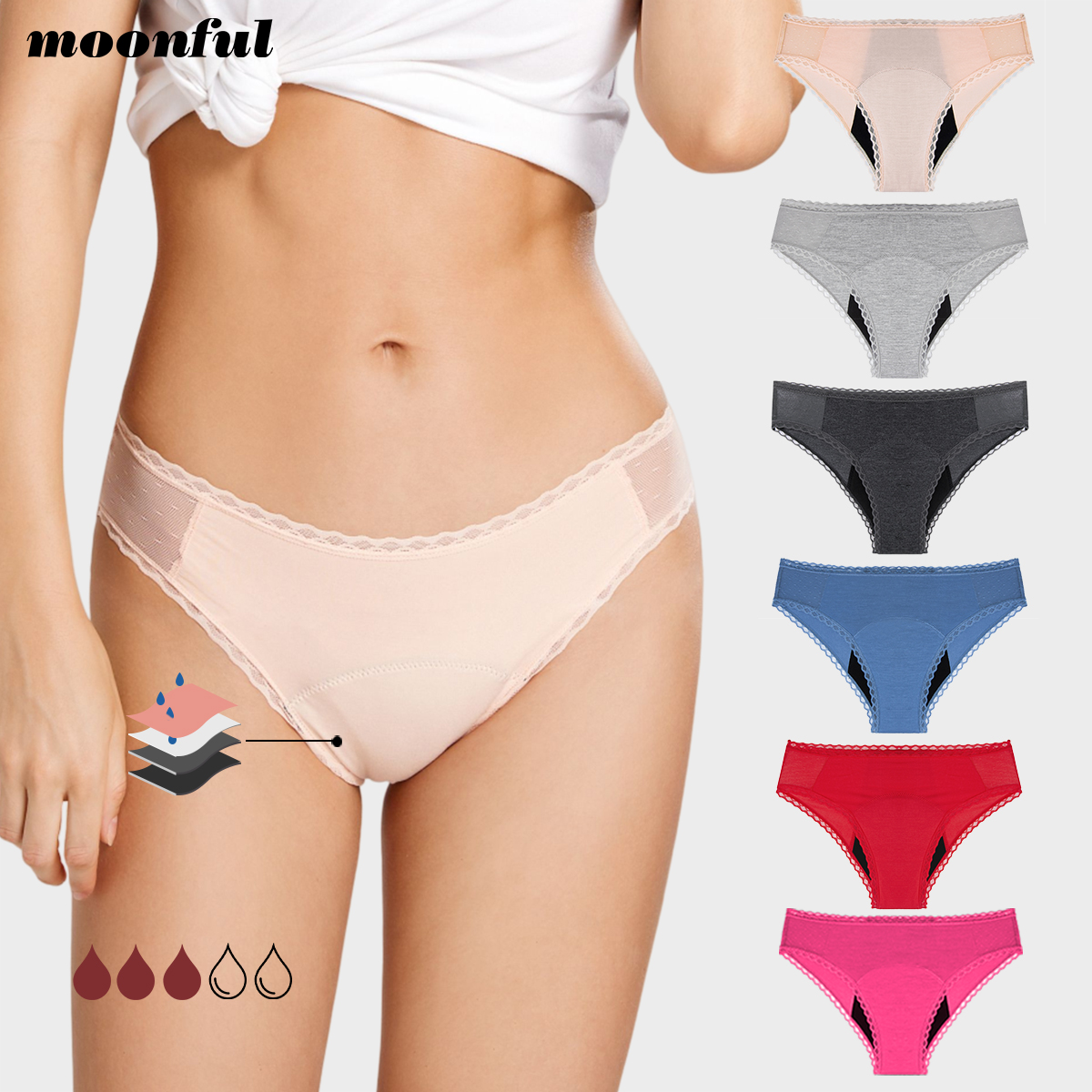 4 Layer Absorbent Menstrual Pa – обзор и цена Period Panty Absorbent