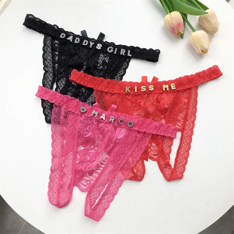 Customized Crystal Name Letter – обзор и цена Thong Bikini Women