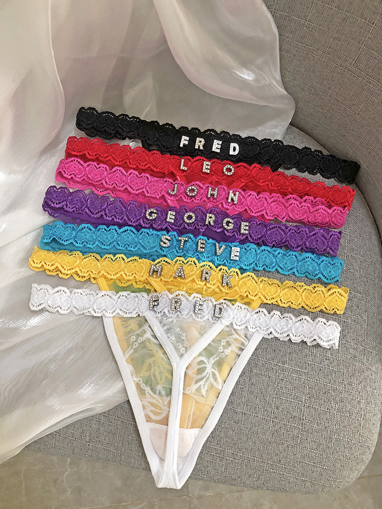 Custom Thong Panties with Name – обзор и цена Thong Bikini Women