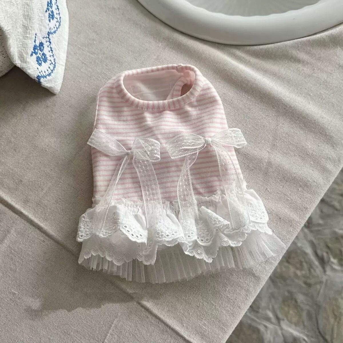 Sweet Bow Dog Clothes Lace Sma – обзор и цена Lace Teddy Lingerie