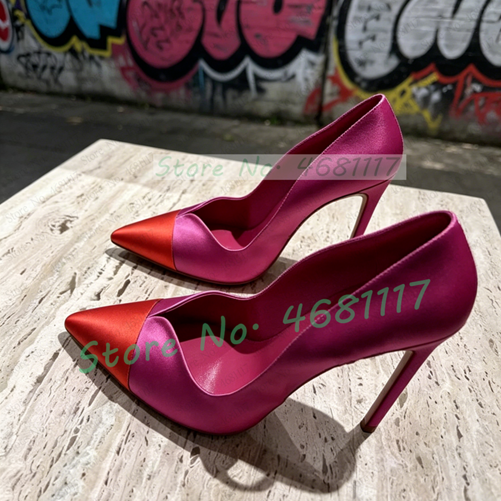 Rose Red Satin Pumps With Red  – обзор и цена Slip Dress Satin