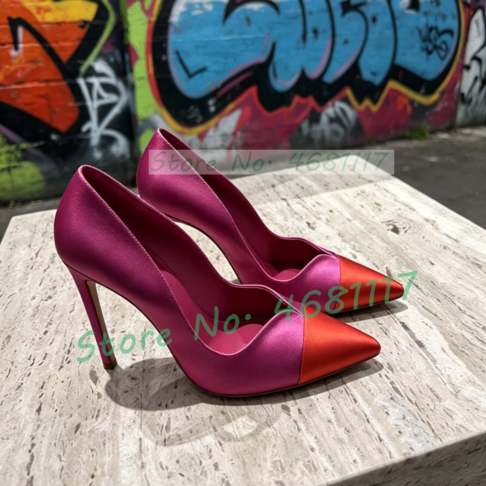 Rose Red Satin Pumps With Red  – обзор и цена Slip Dress Satin