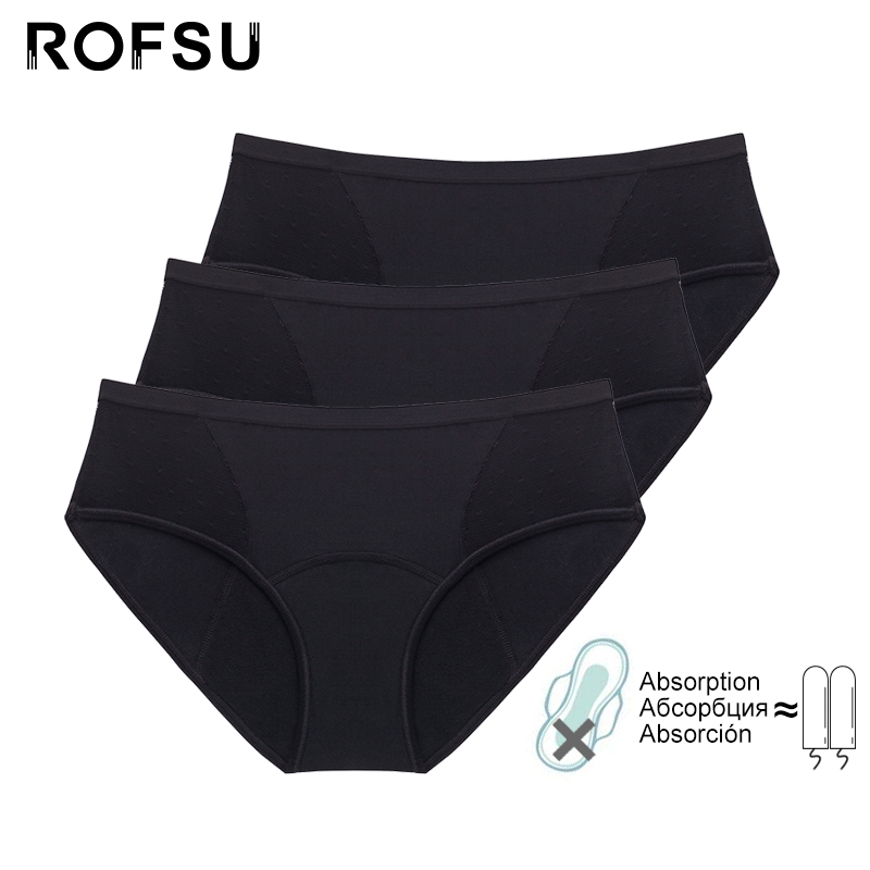3 pcs/lot Cotton Menstrual Pan – обзор и цена Period Panty Absorbent