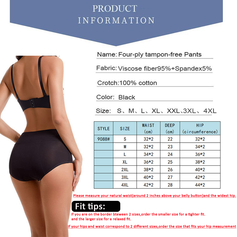 Heavy Flow Menstrual Panties 4 – обзор и цена Period Panty Absorbent