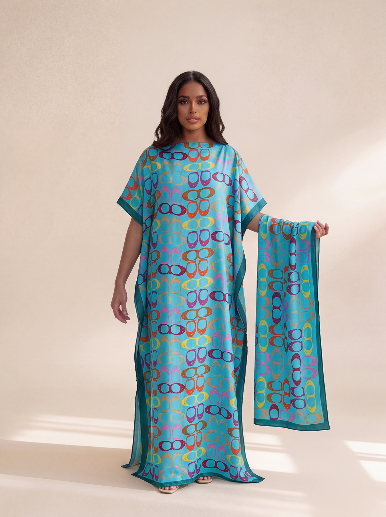 New Style Long Loose Silk Blen – обзор и цена Robe Silk Women