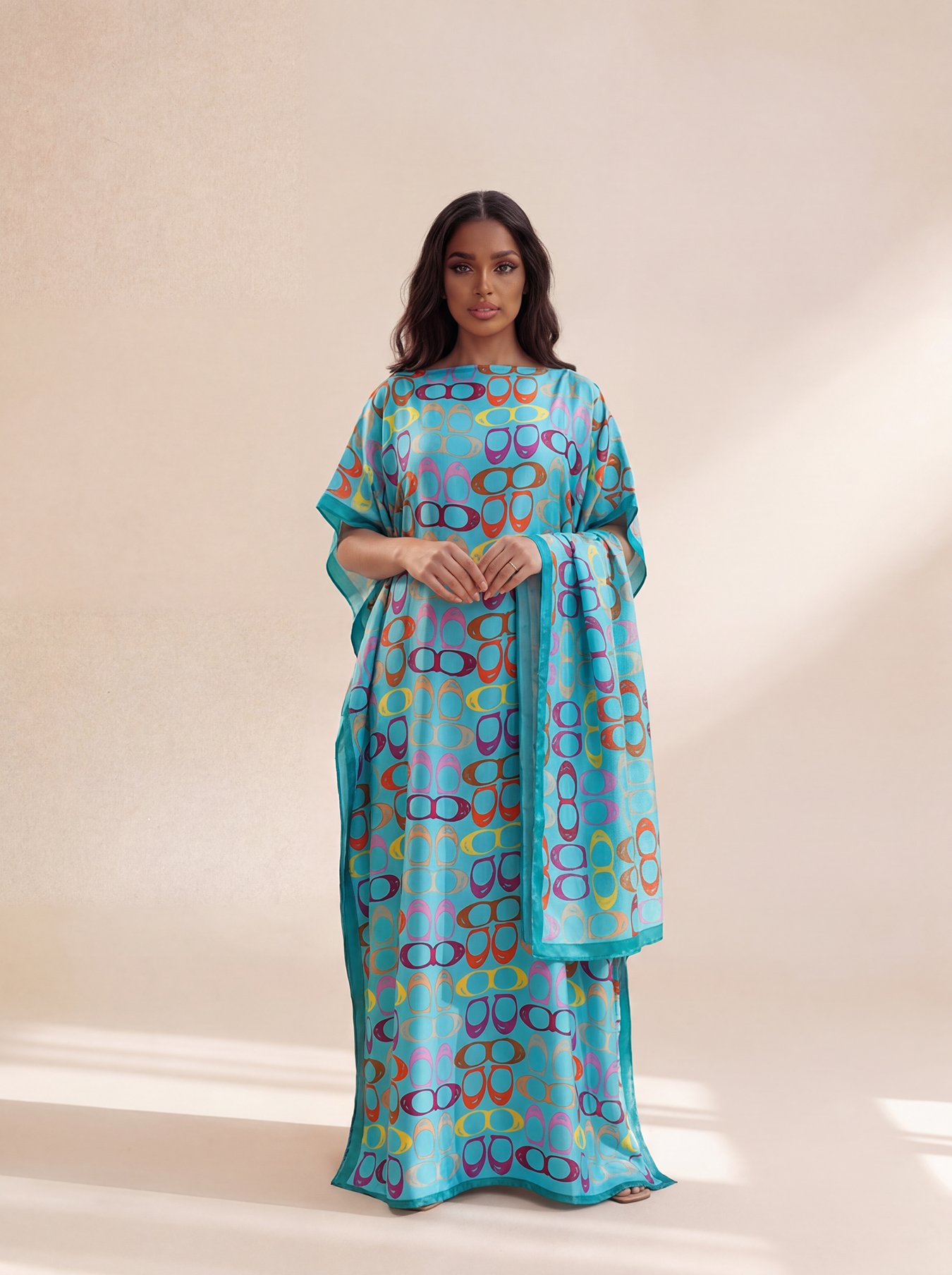New Style Long Loose Silk Blen – обзор и цена Robe Silk Women