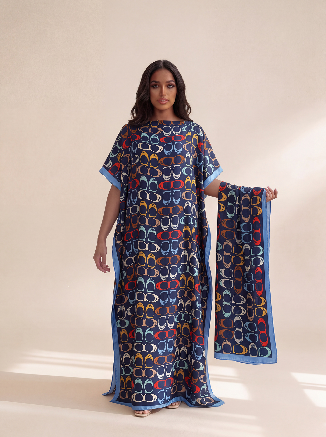 New Style Long Loose Silk Blen – обзор и цена Robe Silk Women