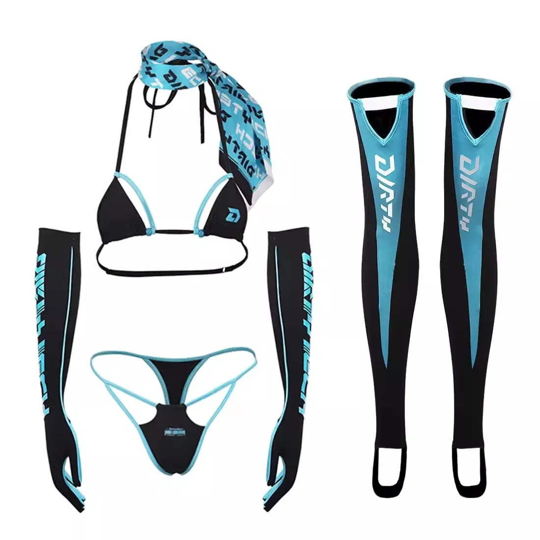 Women Sexy 5 Pieces Bikini Set – обзор и цена Thong Bikini Women