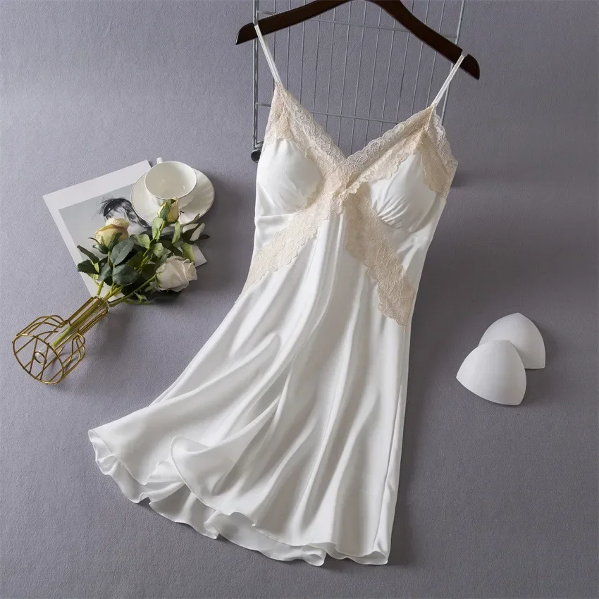 Women's Sexy Lingerie Satin Ni – обзор и цена Babydoll Chemise Night