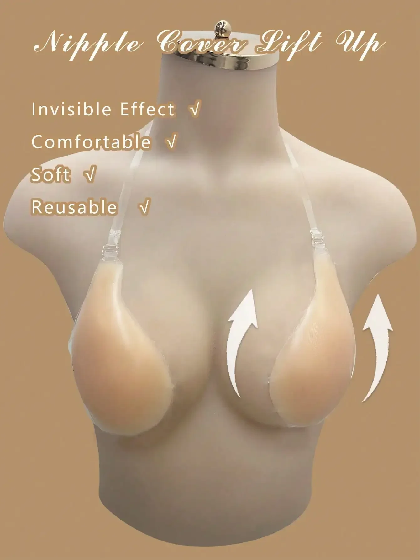 1pc Invisible Backless Straple – обзор и цена Strapless Bra Backless